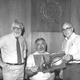 Los directores del Programa de Erradicación Mundial de la Viruela anuncian en 1980 el éxito de la campaña. Wikimedia Commons